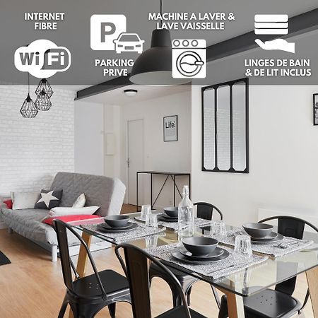 New-York New-York : Fibre Wifi/Linge/Parking Apartamento Châteaubriant Exterior foto