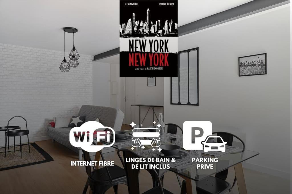 New-York New-York : Fibre Wifi/Linge/Parking Apartamento Châteaubriant Exterior foto